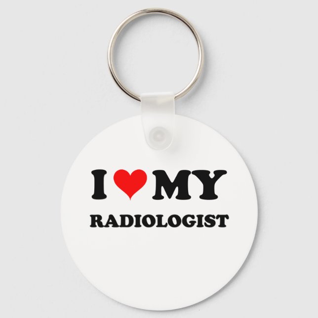 Chaveiro Eu Amo Meu Radiologista (Frente)