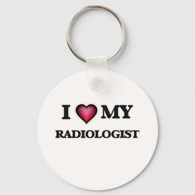 Chaveiro Eu amo meu radiologista (Frente)