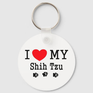 Chaveiro Eu Amo Meu Shih Tzu!