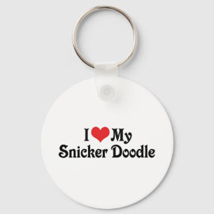 Chaveiro Eu Amo Meu Snicker Doodle