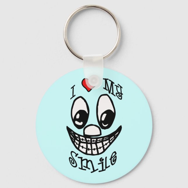 Chaveiro Eu Amo Meu Sorriso (Frente)