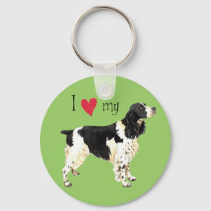 Chaveiro Eu amo meu Spaniel de Springer inglês