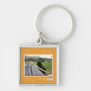 Chaveiro Eu amo meu trabalho