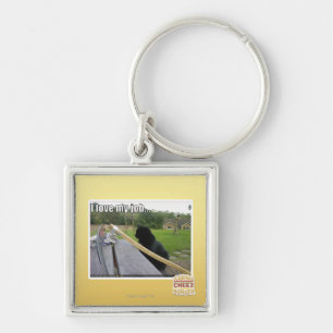 Chaveiro Eu amo meu trabalho