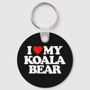 CHAVEIRO EU AMO MEU URSO DE KOALA