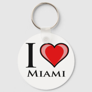 Chaveiro Eu amo Miami
