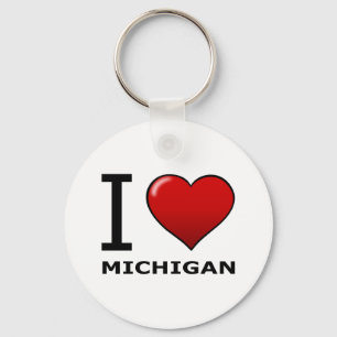 CHAVEIRO EU AMO MICHIGAN