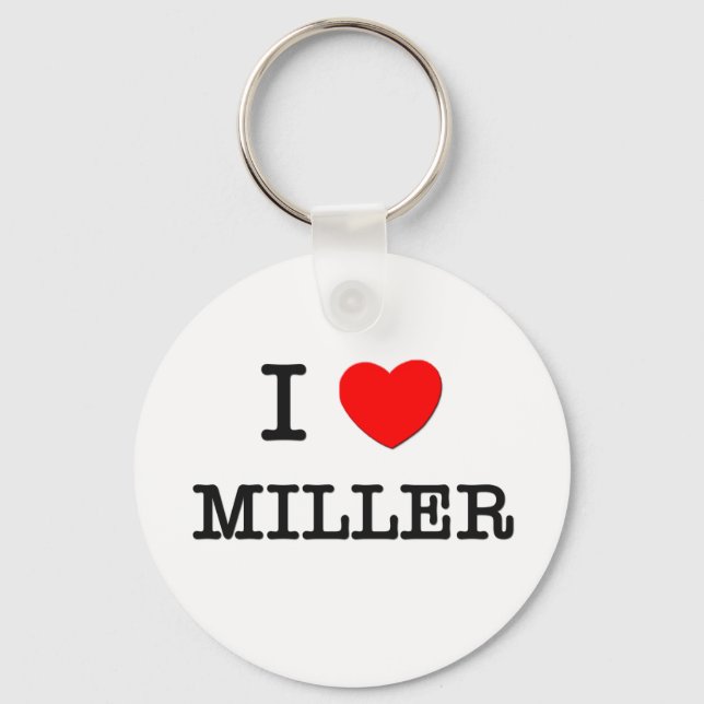 Chaveiro Eu Amo Miller (Frente)