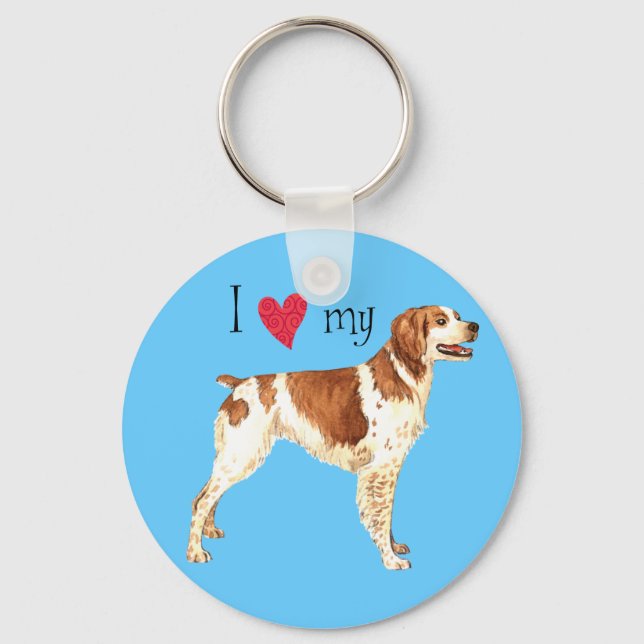 Chaveiro Eu amo minha Bretanha (Frente)