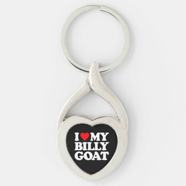CHAVEIRO EU AMO MINHA CABRA DE BILLY (Frente)