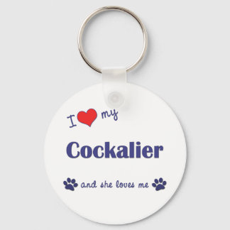 Chaveiro Eu Amo Minha Caqueira (Cachorro Feminino)