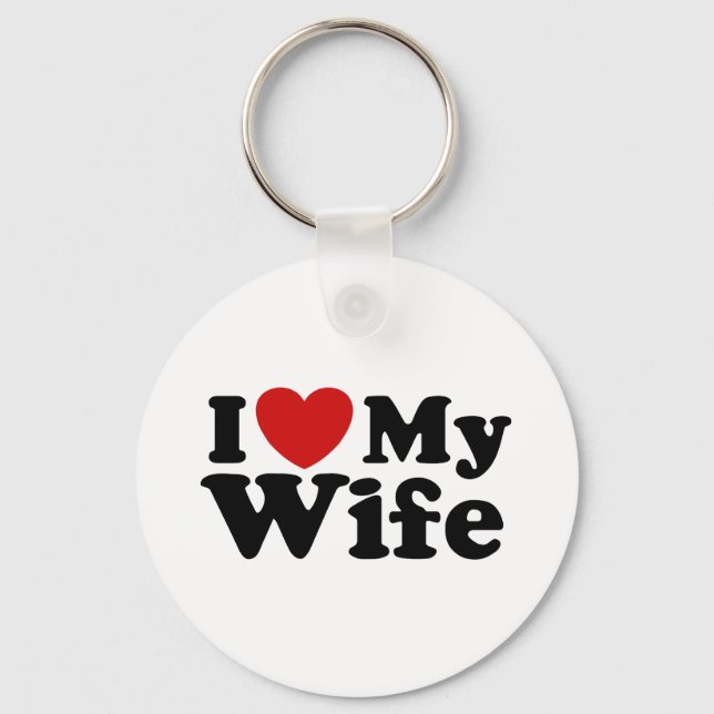 Chaveiro Eu Amo Minha Esposa (Frente)