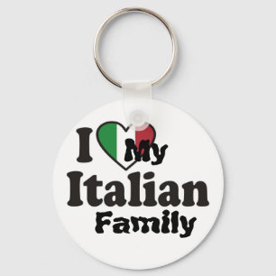 Chaveiro Eu amo minha família italiana