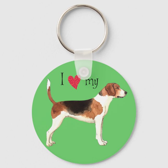 Chaveiro Eu amo minha Harrier (Frente)