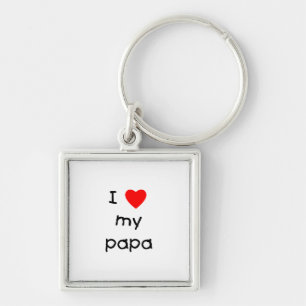 Chaveiro Eu amo minha papá
