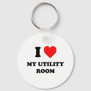 Chaveiro Eu amo minha sala de serviço público