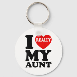 Chaveiro Eu Amo Minha Tia Para Sobrinho E Família Niece