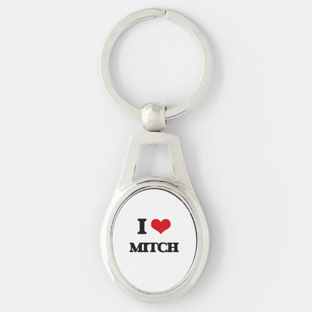 Chaveiro Eu amo Mitch (Frente)