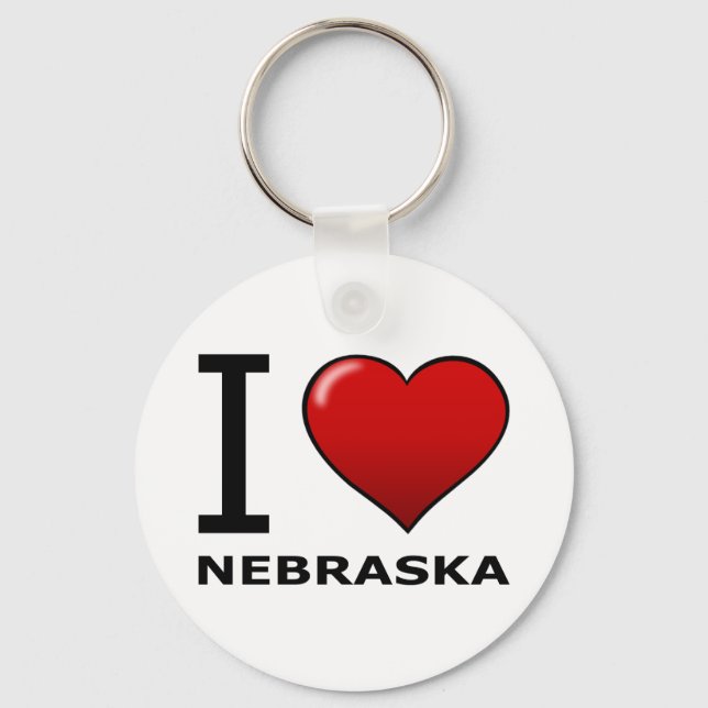 CHAVEIRO EU AMO NEBRASKA (Frente)