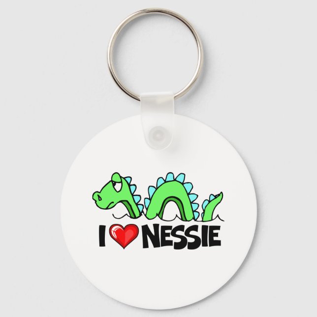 Chaveiro Eu Amo Nessie (Frente)