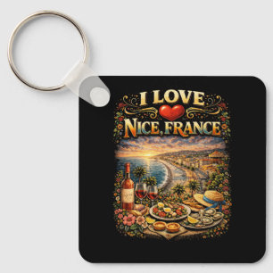 Chaveiro Eu amo Nice