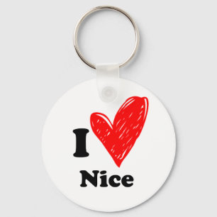 Chaveiro Eu amo Nice