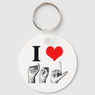 Chaveiro Eu amo o A-S-L