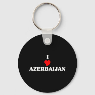 Chaveiro Eu amo o Azerbaijão