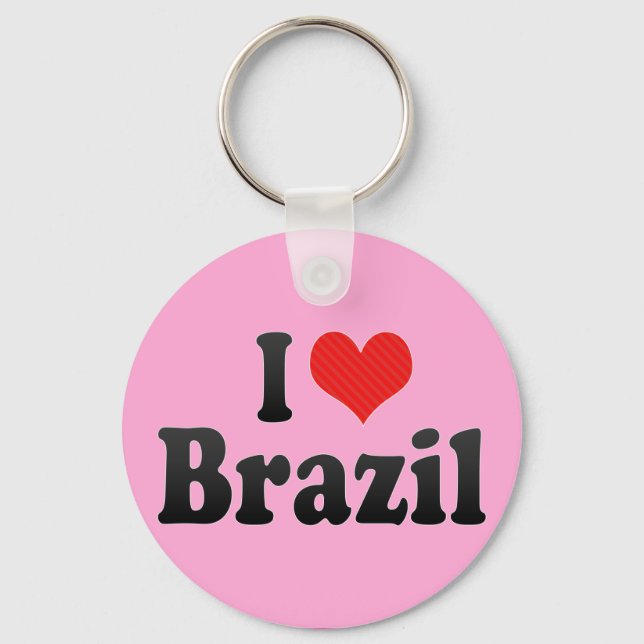 Chaveiro Eu amo o Brasil (Frente)