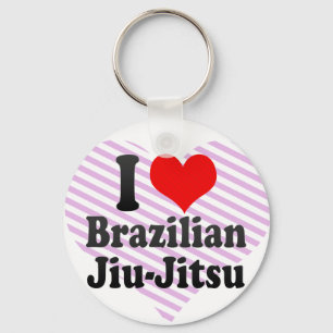 Chaveiro Eu amo o brasileiro Jiu-Jitsu