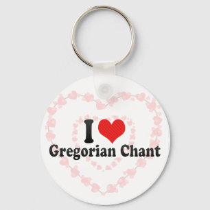 Chaveiro Eu Amo O Canto Gregoriano