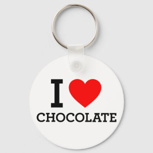Chaveiro Eu amo o chocolate