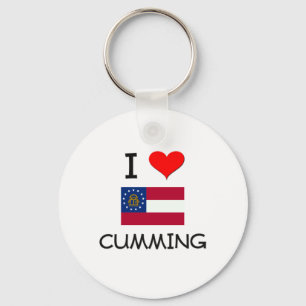 Chaveiro Eu amo o CUMMING Geórgia