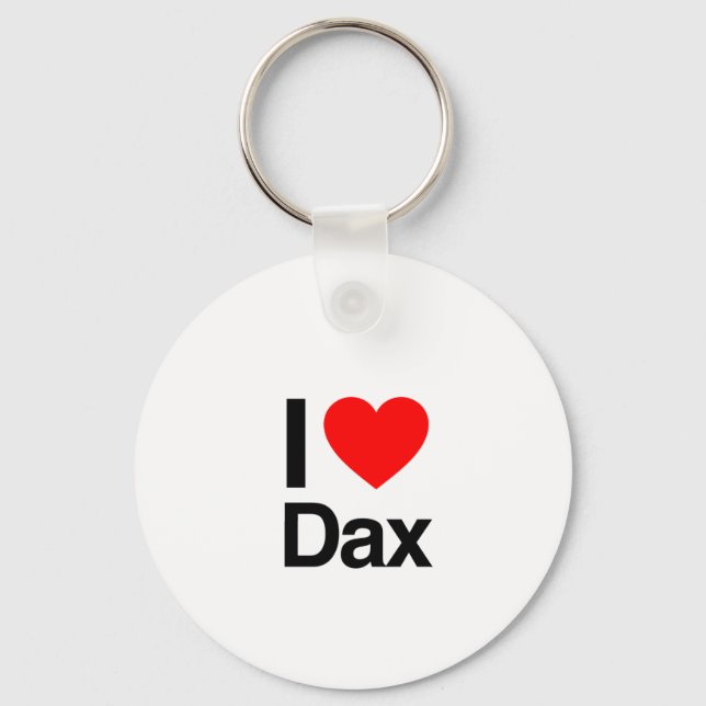 Chaveiro eu amo o Dax (Frente)