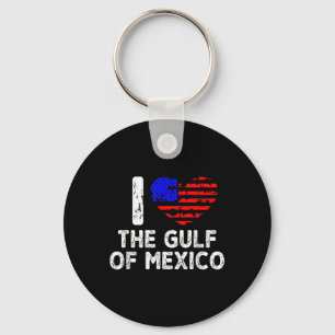 Chaveiro Eu Amo O Golfo Do México Para Sempre Eu Corto O Go
