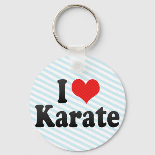 Chaveiro Eu Amo O Karate