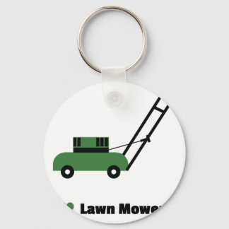Chaveiro Eu amo o Lawn Mowers