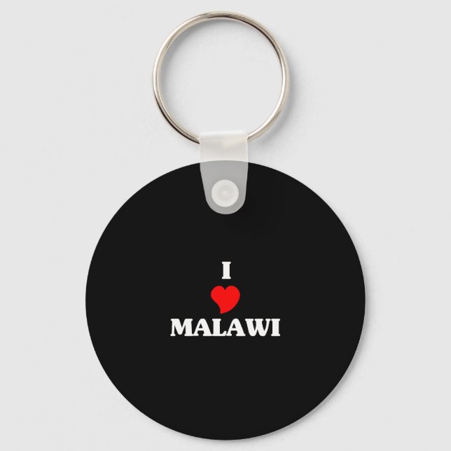 Chaveiro Eu amo o Malawi (Frente)