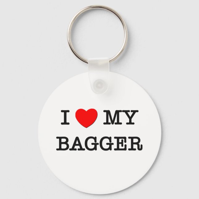 Chaveiro Eu Amo O Meu BAGGER (Frente)