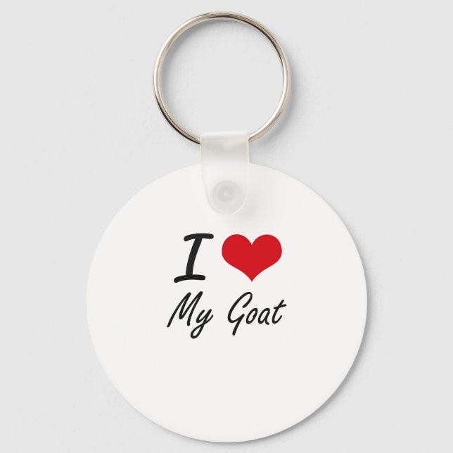 Chaveiro Eu Amo O Meu Cabra (Frente)