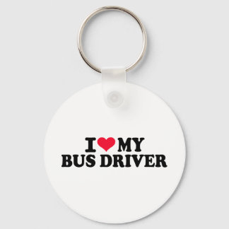 Chaveiro Eu amo o meu motorista de ônibus