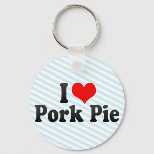 Chaveiro Eu amo o pâté de porco
