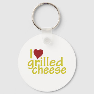 Chaveiro Eu amo o queijo grelhado