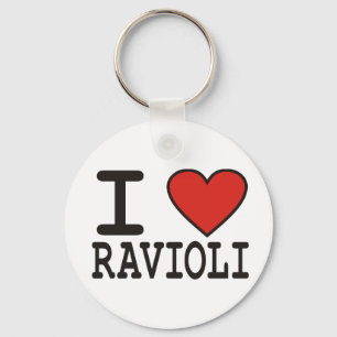 Chaveiro Eu amo o Ravioli