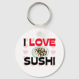Chaveiro Eu amo o sushi