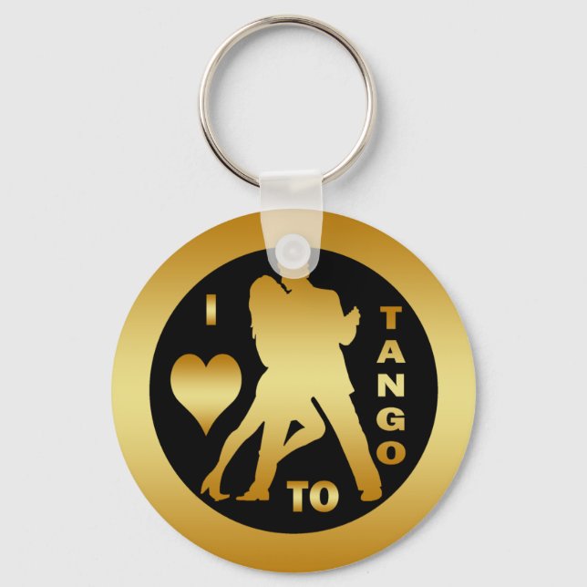 CHAVEIRO EU AMO O TANGO (Frente)