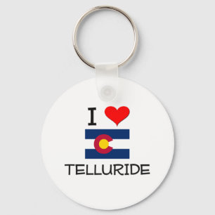 Chaveiro Eu amo o TELLURIDE Colorado