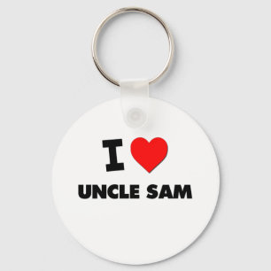 Chaveiro Eu amo o tio Sam