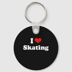 Chaveiro Eu amo o Tshirt de patinagem