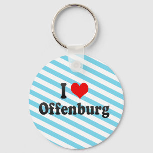 Chaveiro Eu amo Offenburg, Alemanha